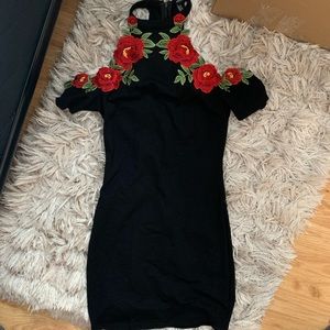 Forever 21 Embroidered Cocktail Dress